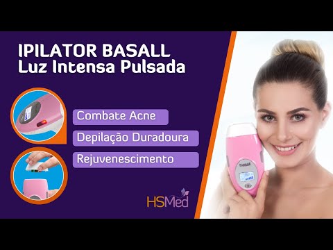 iPilator II - Aparelho de Luz Intensa Pulsada para Fotodepilação, Rejuvenescimento e Acne - Basall