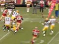 Charles Woodson fumbles and then bats the ball out of bounds - Packers @ 49ers 2008 Preseason