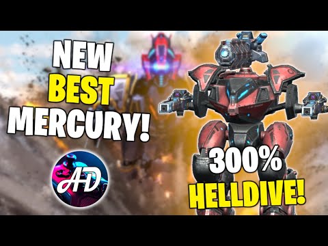 NEW BEST MERCURY With 300% DMG HELLDIVE! Gameplay - War Robots Mk2 WR Gameplay