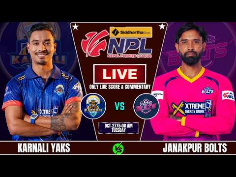 KARNALI YAKS vs JANAKPUR CRICKET MATCH-3 LIVE SCORE & COMMENTARY BY COMBOX