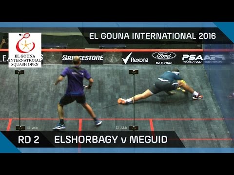 Squash: Mar. Elshorbagy v Meguid - El Gouna International RD 2 Highlights