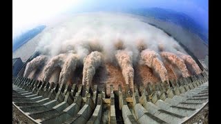 AMAZING Emergency Water Discharge From The Dam | Dam Water Release Compilation 2017 Collection
