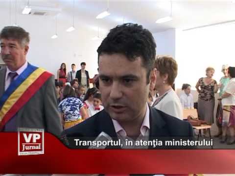 Transportul, în atenţia ministerului