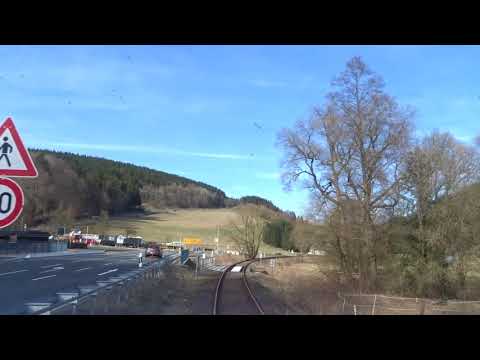Rodachtalbahn-Führerstandsmitfahrt von Steinwiesen nach Nordhalben