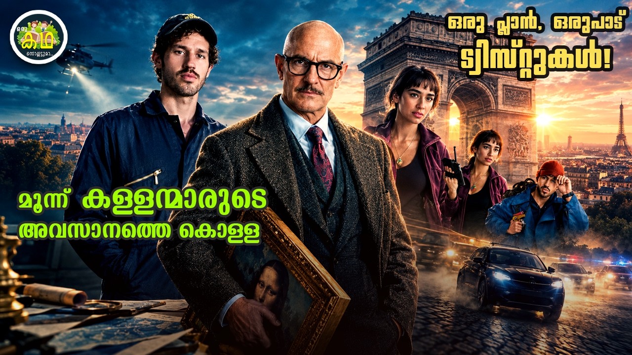 മൂന്ന് കള്ളന്മാരുടെ അവസാനത്തെ കൊള്ള.  ഒരു പ്ലാൻ, ഒരു?