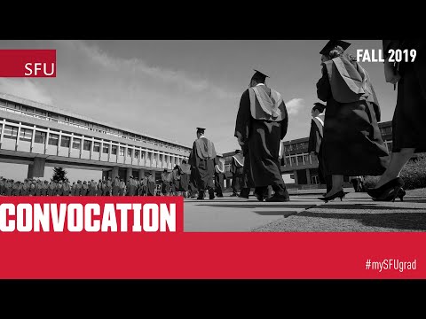 SFU Fall 2019 Convocation: Ceremony D