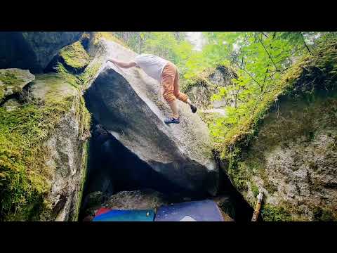 The Veteran, V8, Squamish Bouldering