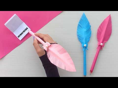 Easy Origami Paper Pen | Paper Craft | DIY Origami crafts | Origami paper craft | Origami Hacks