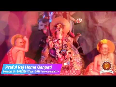 Praful Raj Home Ganpati Decoration Video