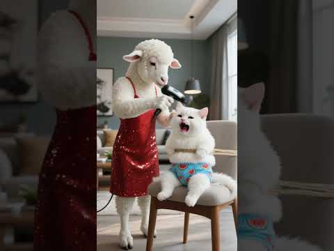 Crazy Wool Theft! Kitten Shaves Sheep, Gets Revenged, Then Cat Dad Fights Back 🥊