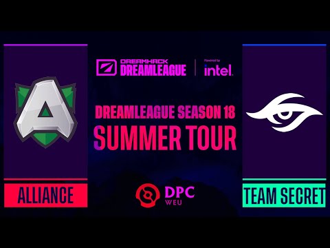 Dota2 - Team Secret vs. Alliance - Game 2 - DPC WEU Tour 3 - DreamLeague Season 18