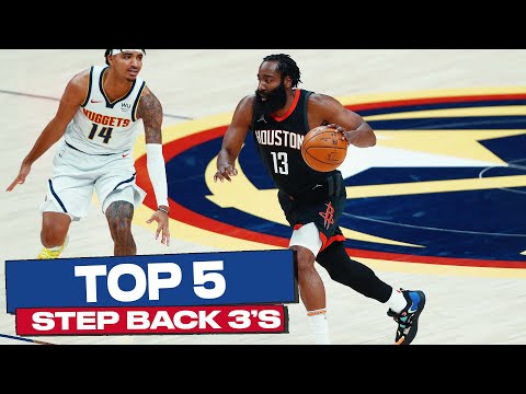 James Harden’s Top 5 Step Back 3-Pointers ♨