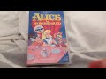 VHS Review Alice In Wonderland 1993 VHS Australia