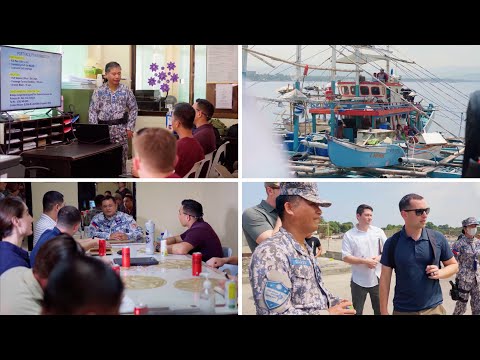 Balikatan 23 | 3D CAG Marines visit Philippine Coast Guard and Port Authority