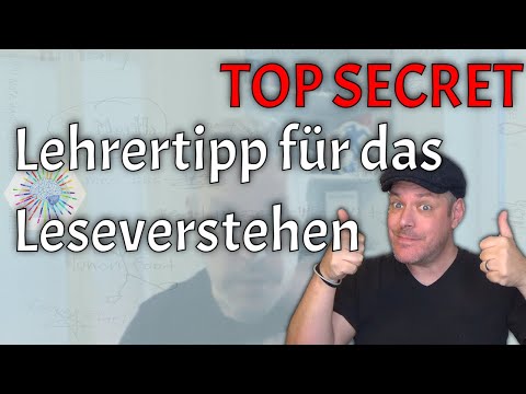 Geheimer Lehrertipp für das Englisch Leseverstehen (und andere Aufgaben)