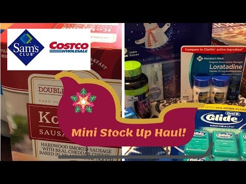 Sam's Club & Costco Mini Haul | December 2019