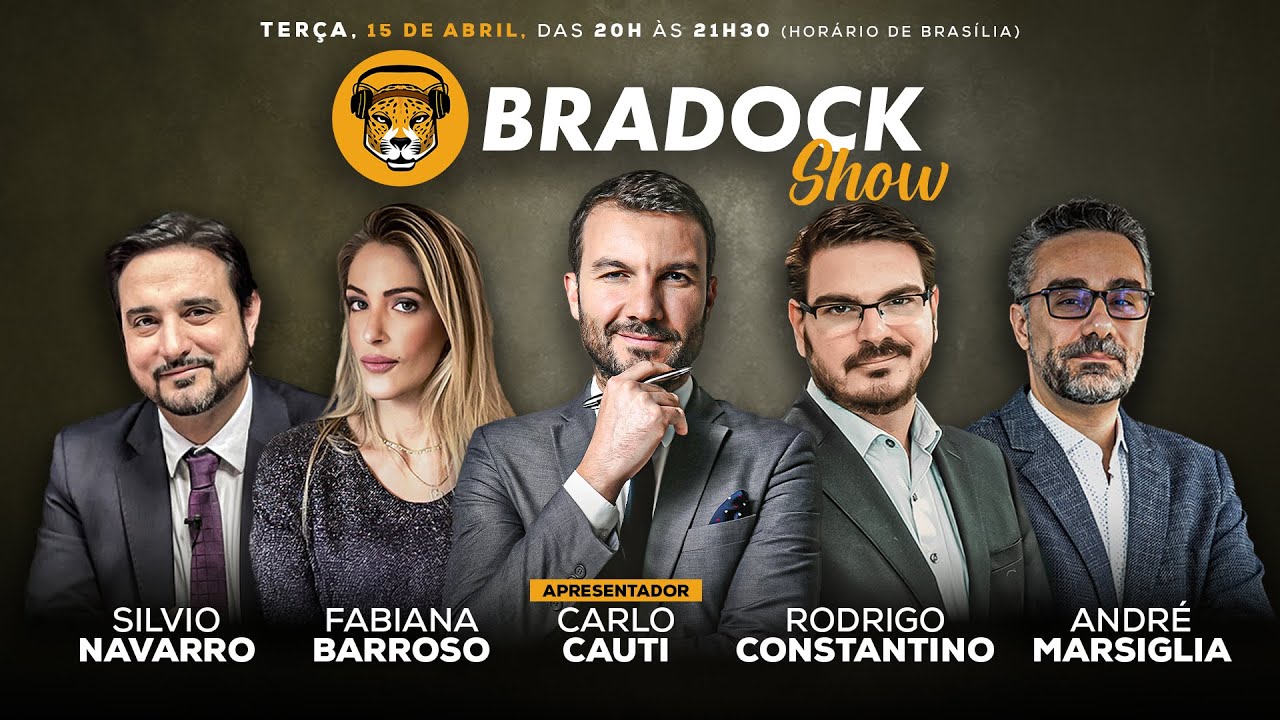 Bradock Show 15/04/25 - Carlo Cauti, Constantino, Fabiana Barroso, André Marsiglia e Silvio Navarro