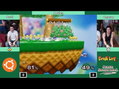 Melee @ Extra Life Café S2E6 - Axel (Sheik) vs. OnArap (Rondoudou) - Poules