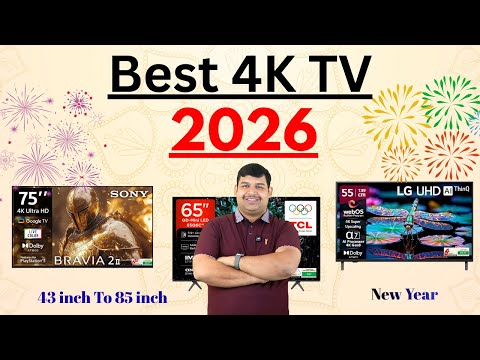 Best 4K Tv 43 inch To 85 inch In New year 2026 | QLED 4K TV 2026 | OLED 4K TV
