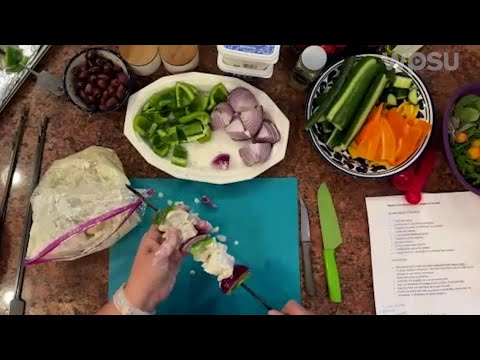 World Kitchen: Summer Abundance | Greek salad, kabobs, tzatziki