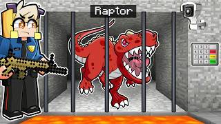 Me ENCERRARON en la Prisión de DINOSAURIOS Más Segura de Minecraft🦖