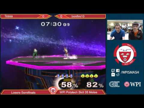 WPI PTS 35 - Tessa (Falco) vs bonfire10 (Sheik) - Melee - Losers Semifinals
