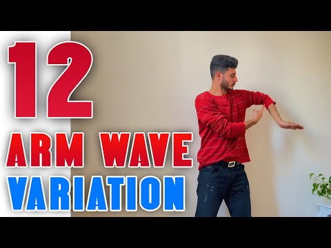 12 ARM WAVE VARIATION - Popping tutorial - Alireza sonic