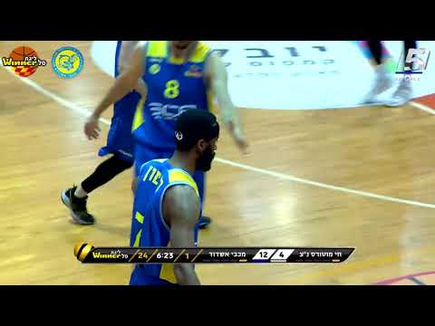 LaDontae Henton Points in Hapoel Ness-Ziona vs. Maccabi Ashdod