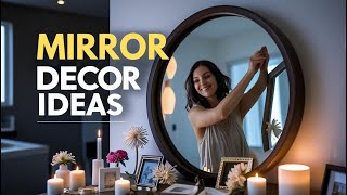 Round Shaped Wall Mirror Decorating Ideas | Stylish DIY & Home Decor Tips