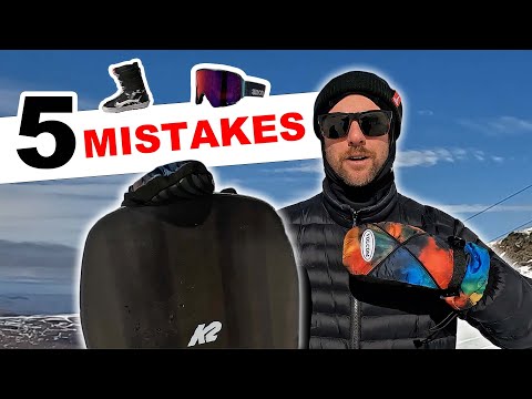 5 Mistakes When Buying Snowboard Gear