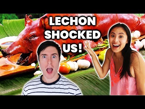 First Time Trying Filipino LECHON! This Blew Our Minds!