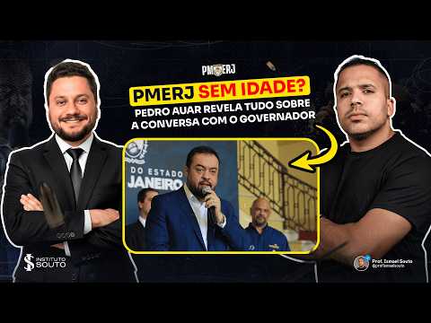 PAPO SOUTO -  PMERJ SEM LIMITE DE IDADE? 🚨 Pedro Auar revela detalhes da conversa com o Governador!