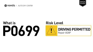 Meaning of OBD p0699