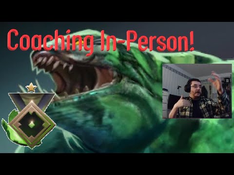Dota 2 Coaching: In person Tidehunter pos 4 Herald replay review
