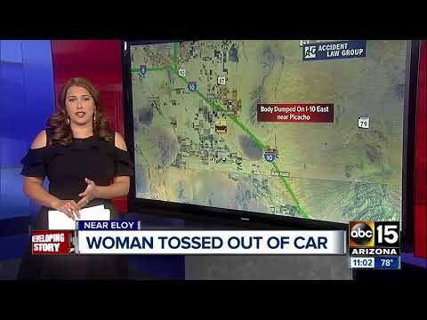 Woman tossed out of car on Interstate 10 near Eloy
