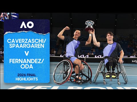 Caverzaschi/Spaargaren v Fernandez/Oda Highlights | Australian Open 2026 Final