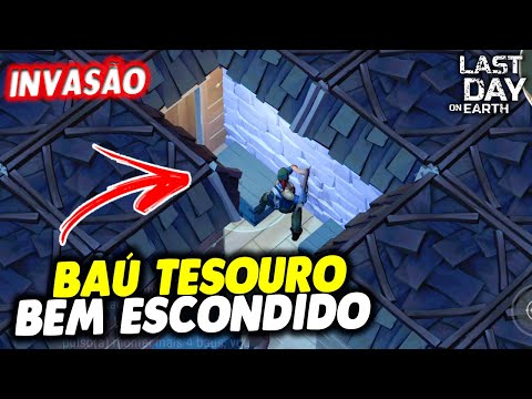 BAÚ TESOURO BEM ESCONDIDO NA INVASÃO - Last Day On Earth