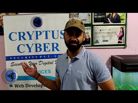Cryptus Best Ethical Hacking Course in India Reviews by Alok Lakhan Singh  |  Cryptus Review