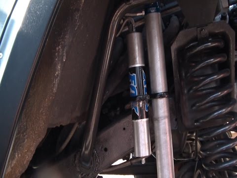 Early Bronco Front Fox shock install Part 1