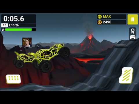 How to Unlock Volcano Marathon  - Bouncer 70 Seconds - MMX Hill Climb / Dash