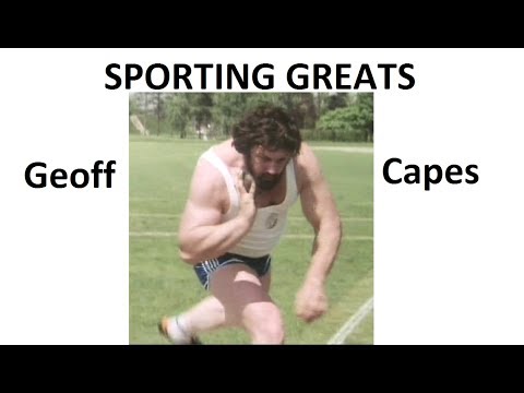 Sporting Greats Geoff Capes . World’s Strongest Man - Champion shot put.