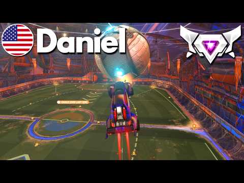 DANIEL has PERFECT CONTROL in Rocket League! (SSL 2v2)