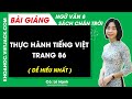 Thực hành tiếng Việt trang 86 Ngữ văn lớp 8 Chân trời sáng tạo