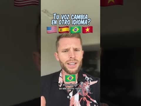 La voz cambia en otra idioma?