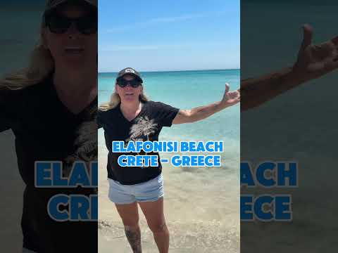 #1 Beach in the World #elafonisi  #crete #beach #greece #pinksand