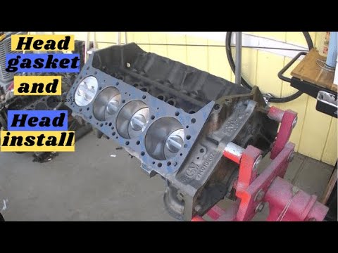 Chevy 350 budget rebuild pt 7, new head gasket and head install