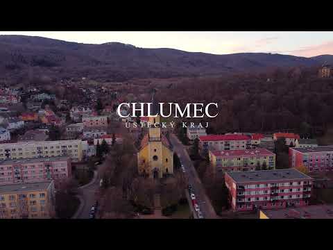 Chlumec dronem DJI MINI 2 únor - březen 2021