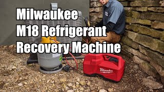 Milwaukee M18 Refrigerant Recovery Machine