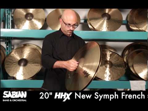 Sabian 20" HHX New Symphonic French Crash Cymbals