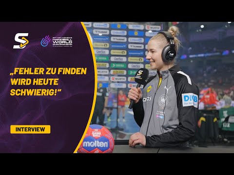 Katharina Filter über ihre überragende Leistung gegen Montenegro | Sporteurope.TV Handball